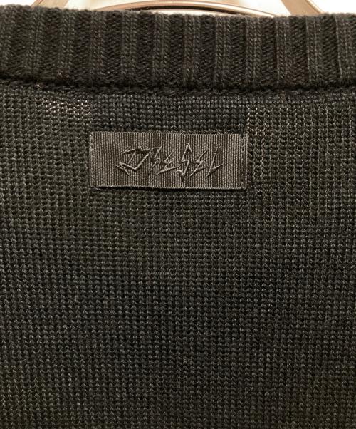 DIESEL（ディーゼル）DIESEL (ディーゼル) 総柄ニット ブラック サイズ:L 未使用品の古着・服飾アイテム