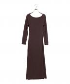 determ;デターム）の古着「Collagen Twisted Back ワンピース」｜ブラウン