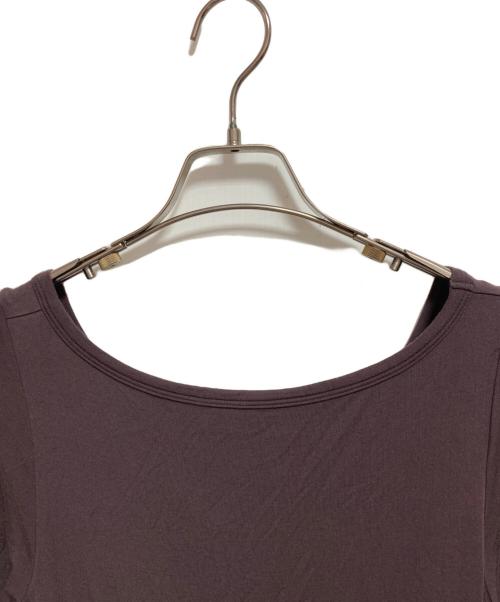 determ;（デターム）determ; (デターム) Collagen Twisted Back ワンピース ブラウンの古着・服飾アイテム