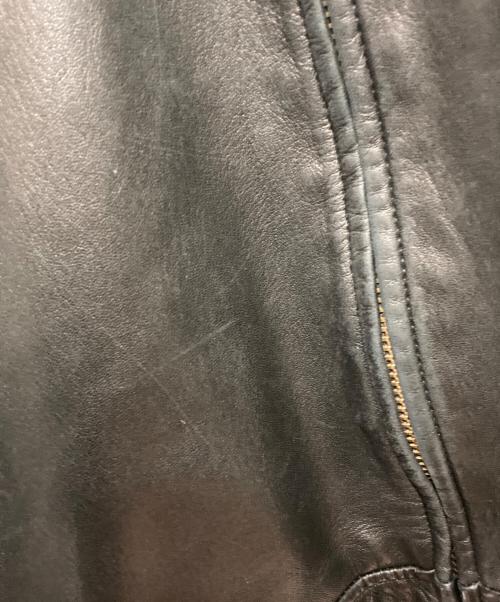 POLO RALPH LAUREN（ポロ・ラルフローレン）POLO RALPH LAUREN (ポロ・ラルフローレン) レザースウィングトップ ブラック サイズ:Mの古着・服飾アイテム
