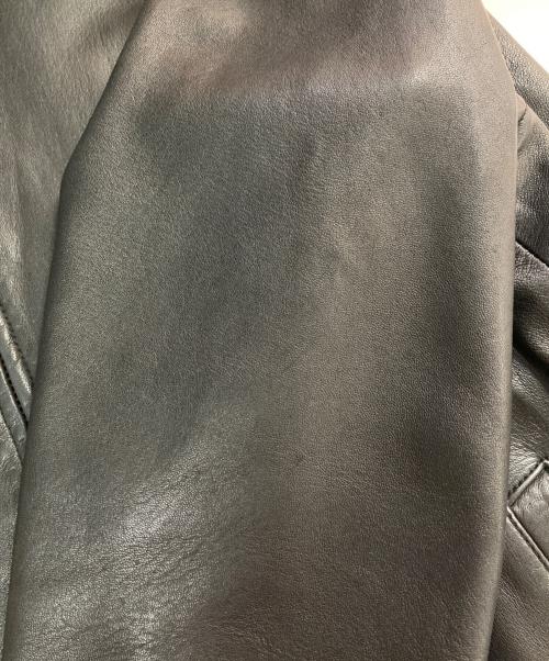 POLO RALPH LAUREN（ポロ・ラルフローレン）POLO RALPH LAUREN (ポロ・ラルフローレン) レザースウィングトップ ブラック サイズ:Mの古着・服飾アイテム