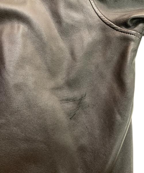 POLO RALPH LAUREN（ポロ・ラルフローレン）POLO RALPH LAUREN (ポロ・ラルフローレン) レザースウィングトップ ブラック サイズ:Mの古着・服飾アイテム