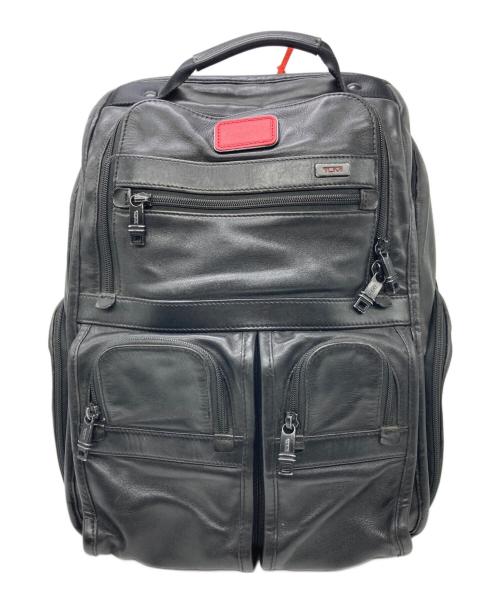 TUMI（トゥミ）TUMI (トゥミ) ナパレザー・コンパクト・ラップトップ・ブリーフパック ブラックの古着・服飾アイテム