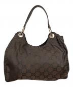 GUCCIグッチ）の古着「ハンドバッグ」｜ブラウン