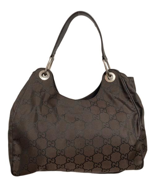 GUCCI（グッチ）GUCCI (グッチ) ハンドバッグ ブラウンの古着・服飾アイテム