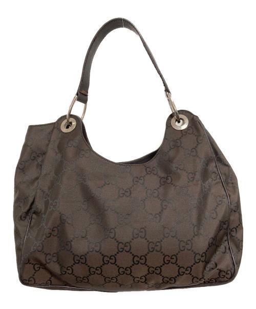 GUCCI（グッチ）GUCCI (グッチ) ハンドバッグ ブラウンの古着・服飾アイテム
