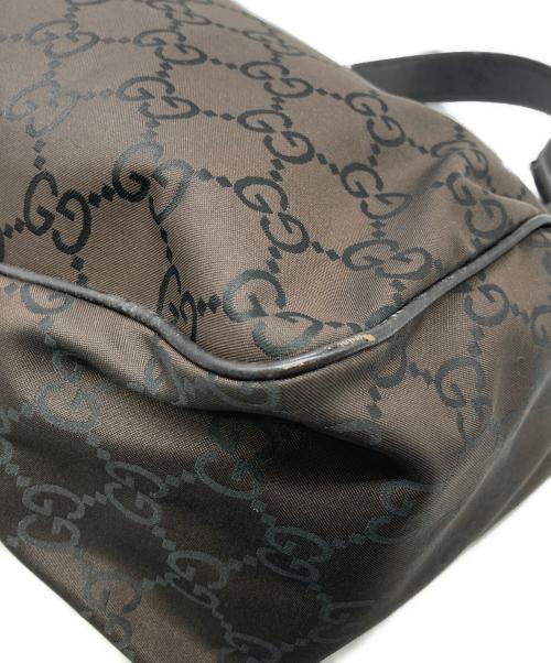 GUCCI（グッチ）GUCCI (グッチ) ハンドバッグ ブラウンの古着・服飾アイテム