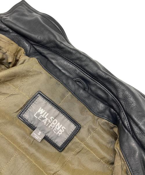 wilsons leather（ウィルソンズレザー）wilsons leather (ウィルソンズレザー) レザージャケット ブラック サイズ:Sの古着・服飾アイテム