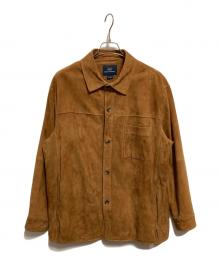 346 BROOKS BROTHERS（346 ブルックスブラザーズ）の古着「スウェードジャケット」｜ベージュ