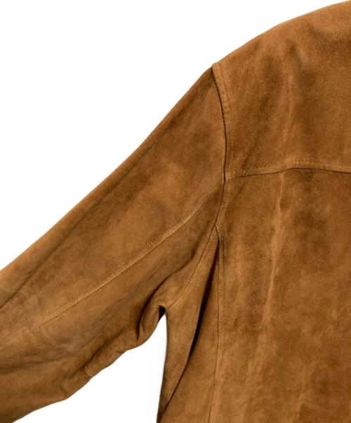 346 BROOKS BROTHERS（346 ブルックスブラザーズ）346 BROOKS BROTHERS (346 ブルックスブラザーズ) スウェードジャケット ベージュ サイズ:Mの古着・服飾アイテム