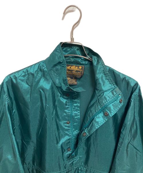 Eddie Bauer（エディーバウアー）Eddie Bauer (エディーバウアー) プルオーバージャケット グリーン サイズ:Sの古着・服飾アイテム