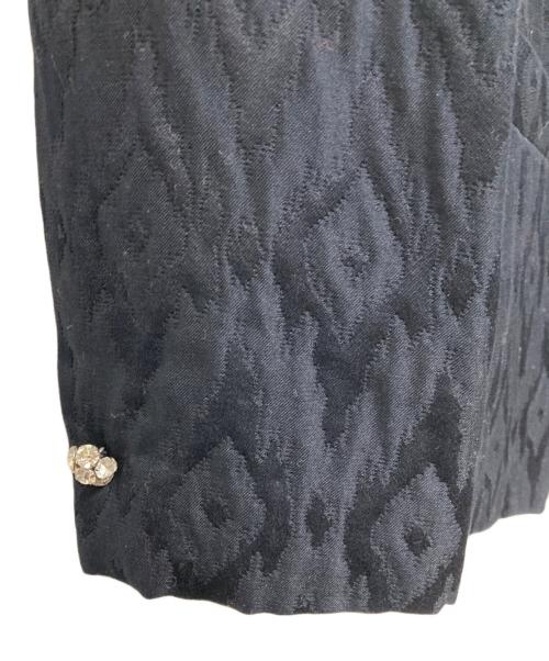 PIERRE BALMAIN（ピエール バルマン）PIERRE BALMAIN (ピエール バルマン) パワーショルダースカートスーツ ネイビー サイズ:9の古着・服飾アイテム