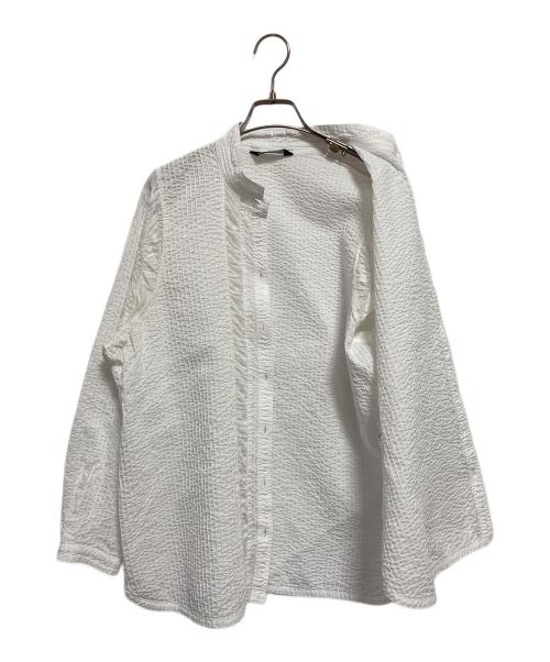 YACCO MARICARD（ヤッコマリカルド）YACCO MARICARD (ヤッコマリカルド) ピンタックシャツ ホワイト サイズ:2の古着・服飾アイテム