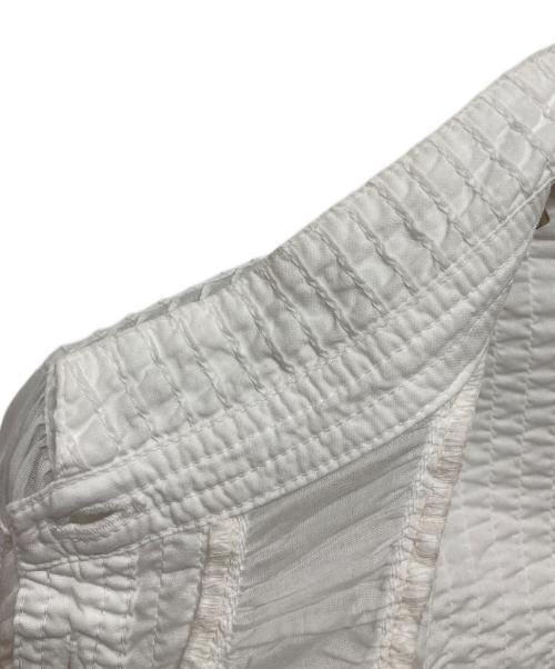 YACCO MARICARD（ヤッコマリカルド）YACCO MARICARD (ヤッコマリカルド) ピンタックシャツ ホワイト サイズ:2の古着・服飾アイテム