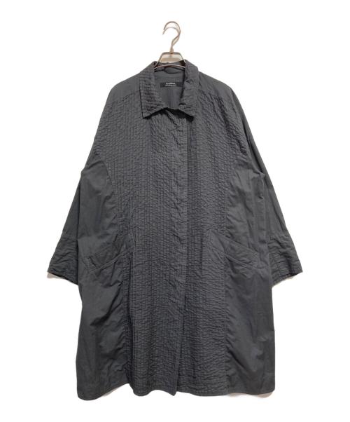 YACCO MARICARD（ヤッコマリカルド）YACCO MARICARD (ヤッコマリカルド) ピンタックシャツコート グレー サイズ:2の古着・服飾アイテム