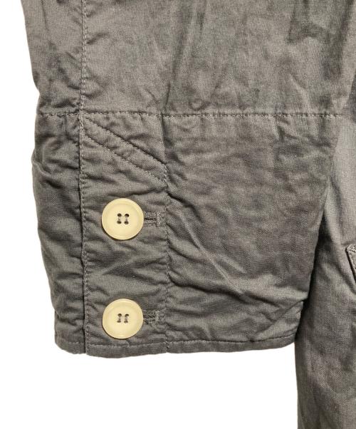 YACCO MARICARD（ヤッコマリカルド）YACCO MARICARD (ヤッコマリカルド) ピンタックシャツコート グレー サイズ:2の古着・服飾アイテム