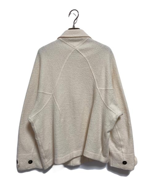 YACCO MARICARD（ヤッコマリカルド）YACCO MARICARD (ヤッコマリカルド) ウールジャケット アイボリー サイズ:Nの古着・服飾アイテム