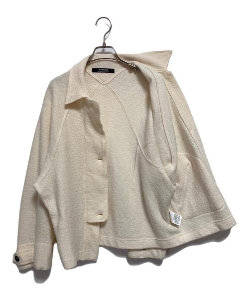 YACCO MARICARD（ヤッコマリカルド）YACCO MARICARD (ヤッコマリカルド) ウールジャケット アイボリー サイズ:Nの古着・服飾アイテム