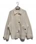YACCO MARICARD（ヤッコマリカルド）の古着「ウールジャケット」｜アイボリー