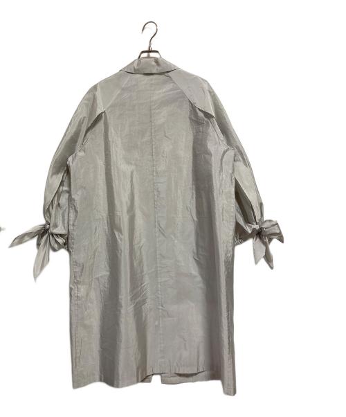 4298 SHIZUKA KOMURO（ヨンニキュウハチ シズカコムロ）4298 SHIZUKA KOMURO (ヨンニキュウハチ シズカコムロ) シアージップコート グレー サイズ:40の古着・服飾アイテム