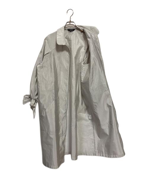 4298 SHIZUKA KOMURO（ヨンニキュウハチ シズカコムロ）4298 SHIZUKA KOMURO (ヨンニキュウハチ シズカコムロ) シアージップコート グレー サイズ:40の古着・服飾アイテム