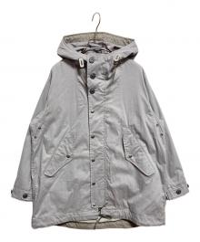 ZARA×and wander（ザラ×アンドワンダー）の古着「フーデッドジャケット」｜グレー