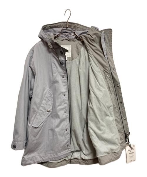 ZARA（ザラ）ZARA (ザラ) and wander (アンドワンダー) フーデッドジャケット グレー サイズ:XS 未使用品の古着・服飾アイテム