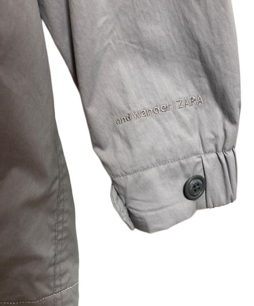 ZARA（ザラ）ZARA (ザラ) and wander (アンドワンダー) フーデッドジャケット グレー サイズ:XS 未使用品の古着・服飾アイテム