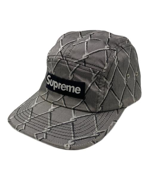 SUPREME（シュプリーム）Supreme (シュプリーム) Chain Link Camp Cap ブラックの古着・服飾アイテム