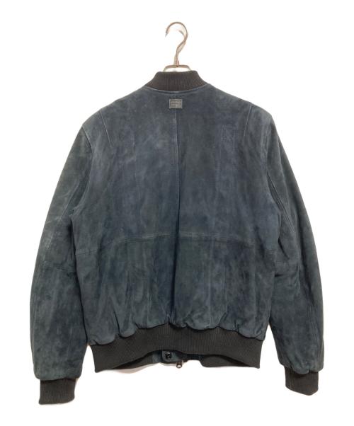 G-STAR RAW（ジースターロゥ）G-STAR RAW (ジースターロゥ) スウェードボンバージャケット ネイビー サイズ:Mの古着・服飾アイテム