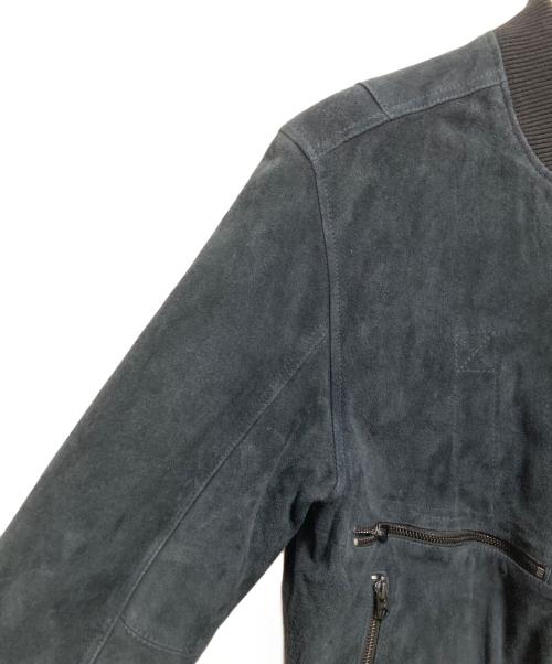 G-STAR RAW（ジースターロゥ）G-STAR RAW (ジースターロゥ) スウェードボンバージャケット ネイビー サイズ:Mの古着・服飾アイテム