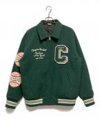 Championチャンピオン）の古着「アワードジャケット」｜グリーン