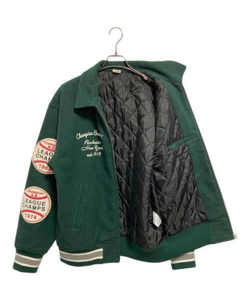 Champion（チャンピオン）Champion (チャンピオン) アワードジャケット グリーン サイズ:XLの古着・服飾アイテム