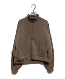 NIKE（ナイキ）の古着「24.7 ImpossiblySoft Dri-FIT オーバーサイズド 1/2ジップ トップ」｜ブラウン