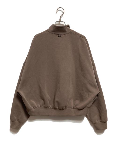 NIKE（ナイキ）NIKE (ナイキ) 24.7 ImpossiblySoft Dri-FIT オーバーサイズド 1/2ジップ トップ ブラウン サイズ:Lの古着・服飾アイテム