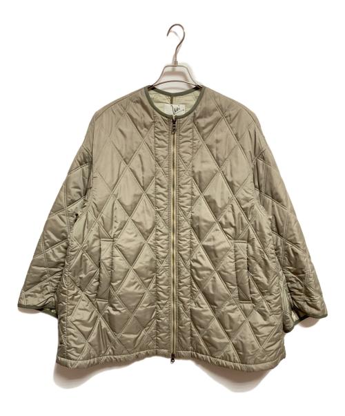 Wai+（ワイ）Wai+ (ワイ) Ａラインキルティングコート グリーン サイズ:FREEの古着・服飾アイテム