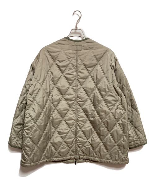 Wai+（ワイ）Wai+ (ワイ) Ａラインキルティングコート グリーン サイズ:FREEの古着・服飾アイテム