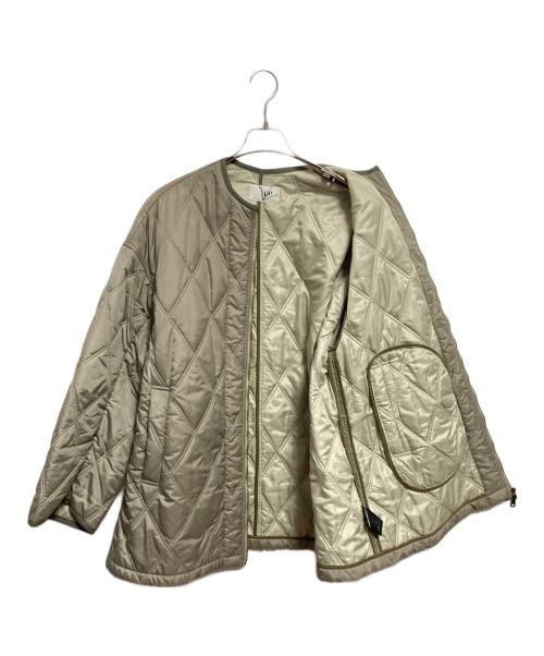 Wai+（ワイ）Wai+ (ワイ) Ａラインキルティングコート グリーン サイズ:FREEの古着・服飾アイテム