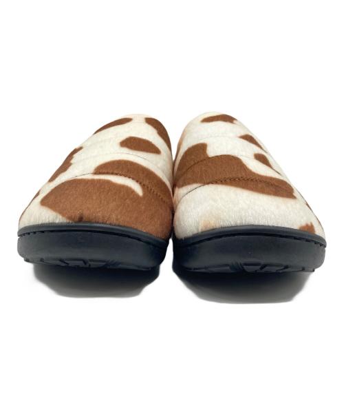 SUBU（スブ）SUBU (スブ) bpr BEAMS (ビーピーアールビームス) スリッポン ホワイト×ブラウン サイズ:1の古着・服飾アイテム