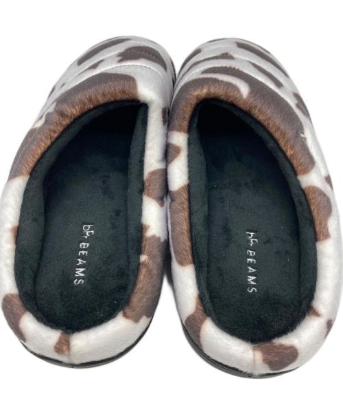 SUBU（スブ）SUBU (スブ) bpr BEAMS (ビーピーアールビームス) スリッポン ホワイト×ブラウン サイズ:1の古着・服飾アイテム