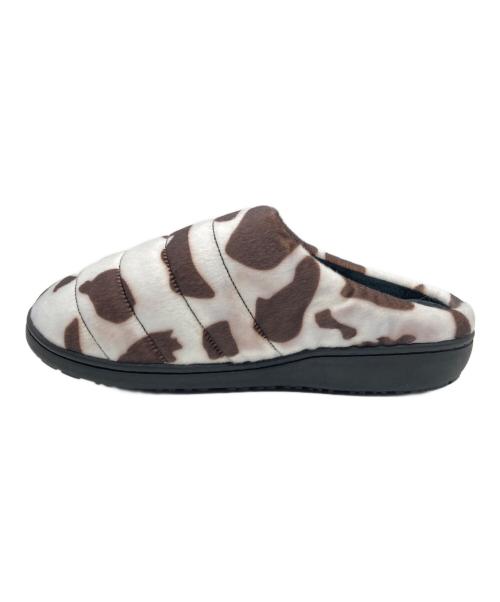 SUBU（スブ）SUBU (スブ) bpr BEAMS (ビーピーアールビームス) スリッポン ホワイト×ブラウン サイズ:1の古着・服飾アイテム