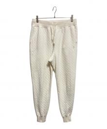 POLO RALPH LAUREN（ポロ・ラルフローレン）の古着「キルティングスウェットパンツ」｜アイボリー