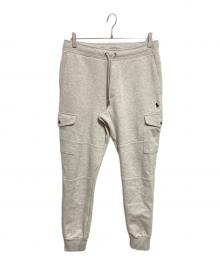 POLO RALPH LAUREN（ポロ・ラルフローレン）の古着「スウェットカーゴパンツ」｜グレー