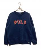 POLO RALPH LAURENポロ・ラルフローレン）の古着「カレッジロゴスウェット」｜ネイビー