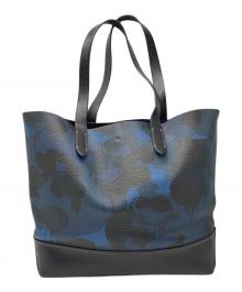 COACH（コーチ）の古着「ゴッサム トートバッグ」｜ネイビー×ブラック