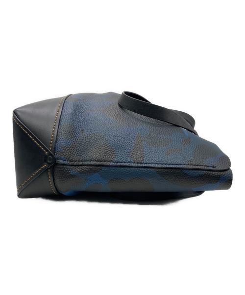 COACH（コーチ）COACH (コーチ) ゴッサム トートバッグ ネイビー×ブラックの古着・服飾アイテム