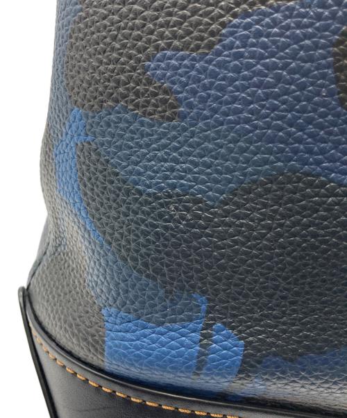 COACH（コーチ）COACH (コーチ) ゴッサム トートバッグ ネイビー×ブラックの古着・服飾アイテム