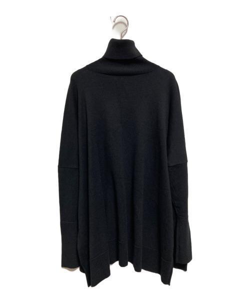 glam lips（グラムリップス）glam lips (グラムリップス) ポンチョライク ニット セットアップ ブラック サイズ:Freeの古着・服飾アイテム