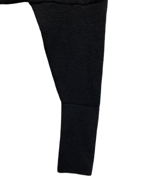 glam lips（グラムリップス）glam lips (グラムリップス) ポンチョライク ニット セットアップ ブラック サイズ:Freeの古着・服飾アイテム