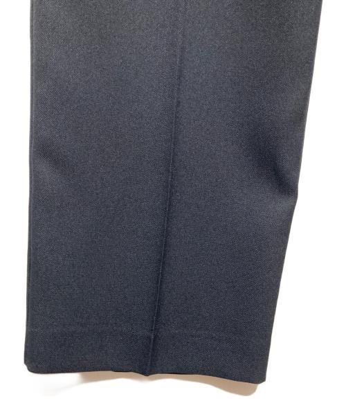 NOLLEY'S（ノーリーズ）NOLLEY'S (ノーリーズ) ウォッシャブルウール調セミワイドパンツ ネイビー サイズ:40 未使用品の古着・服飾アイテム